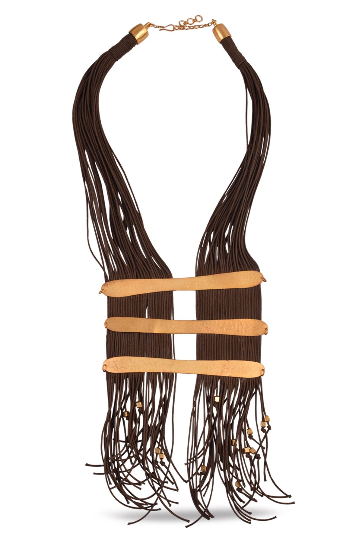 Cotton Thread Tasselled Necklace 