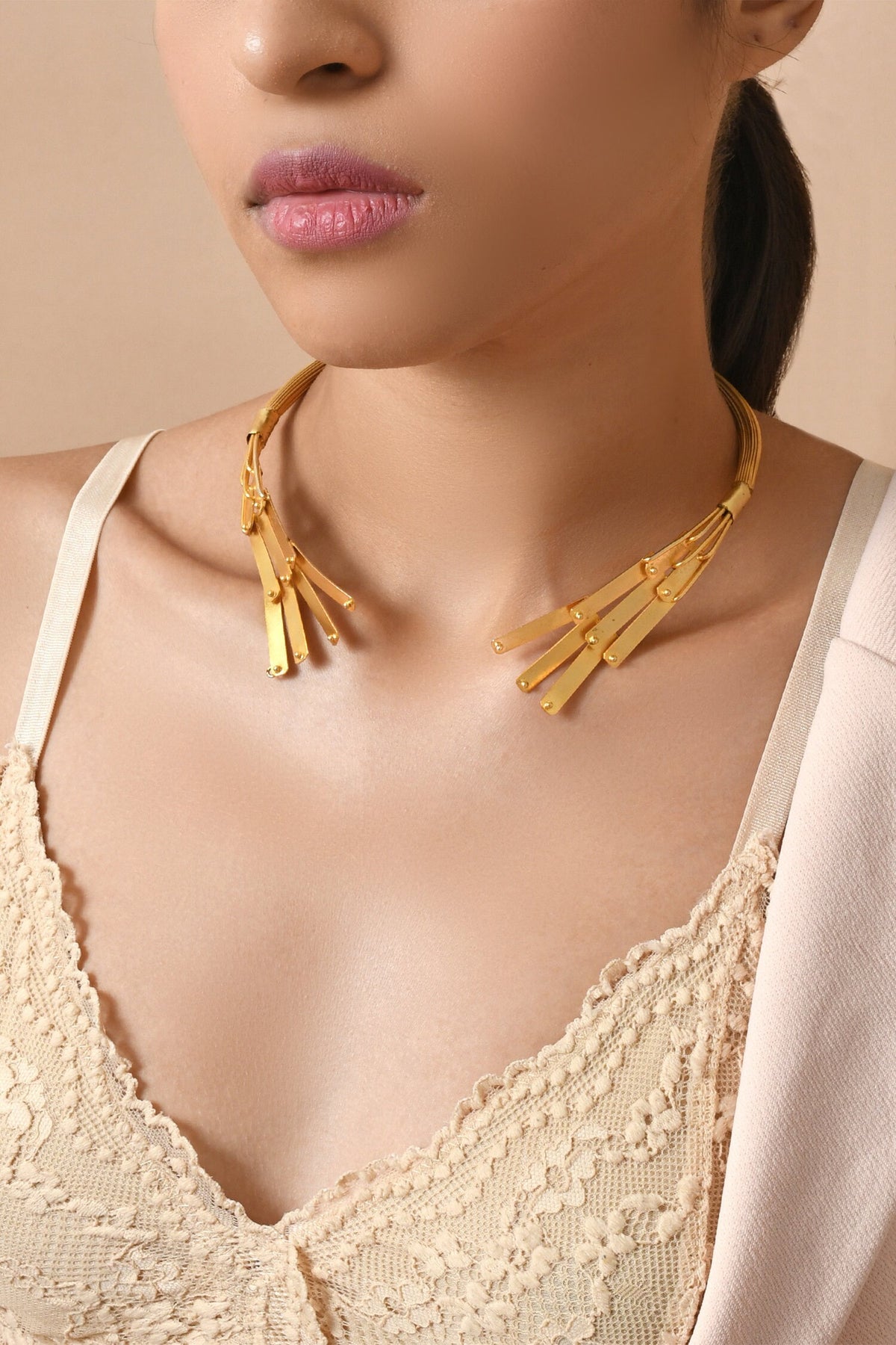 Geometric Pattern Choker 