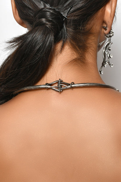 Zircon Embellished Necklace 