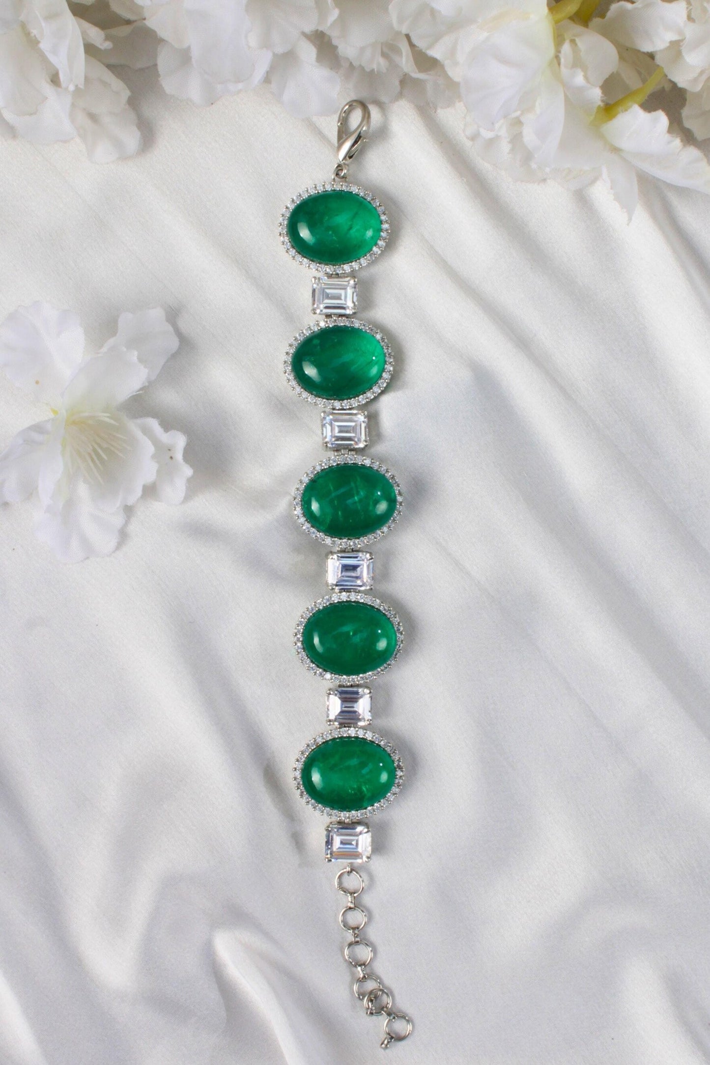 Doublet Stone Embellished Bracelet 