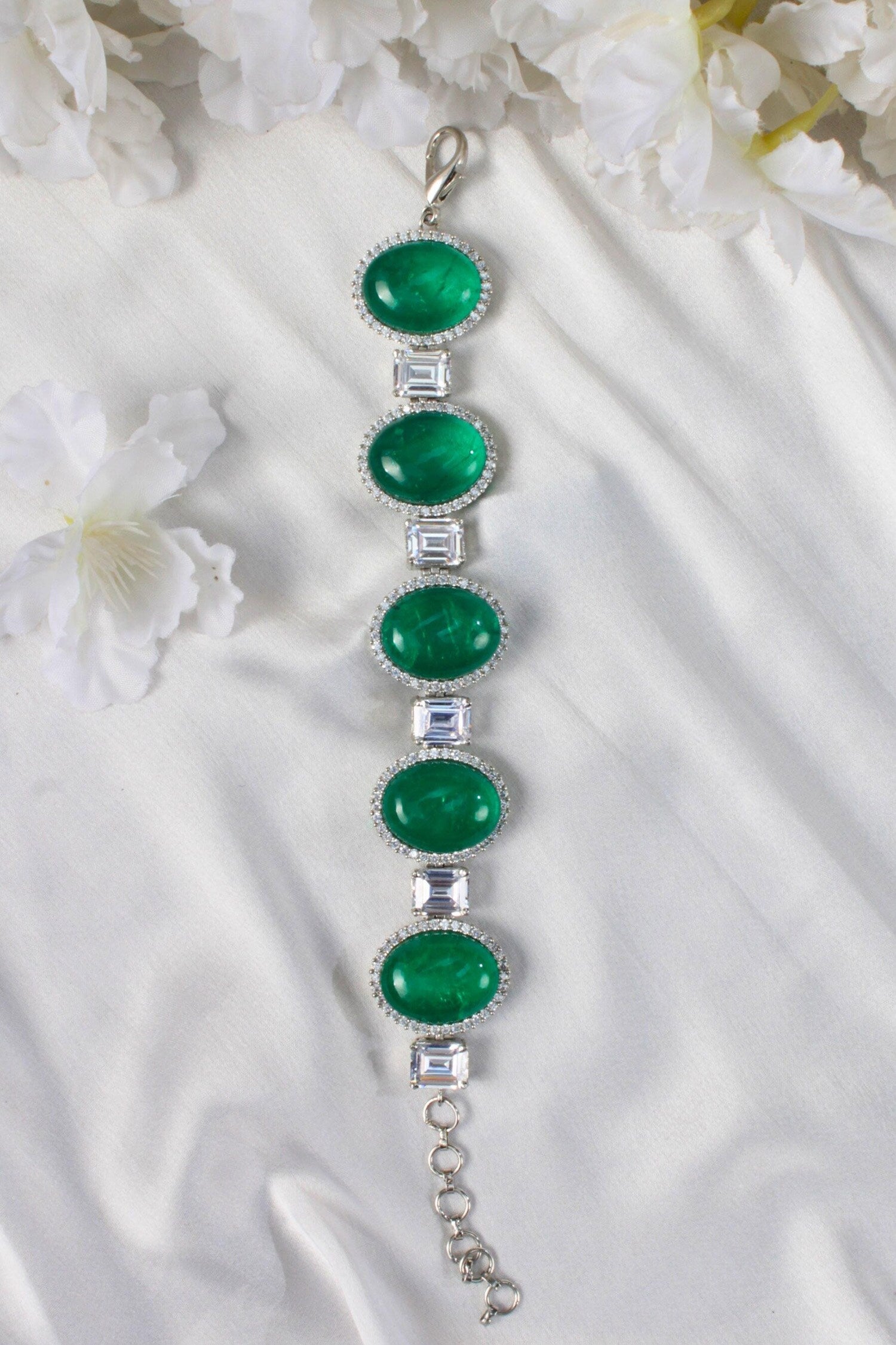 Doublet Stone Embellished Bracelet 