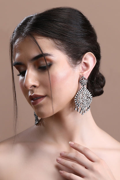 American Diamond Embellished Earrings 
