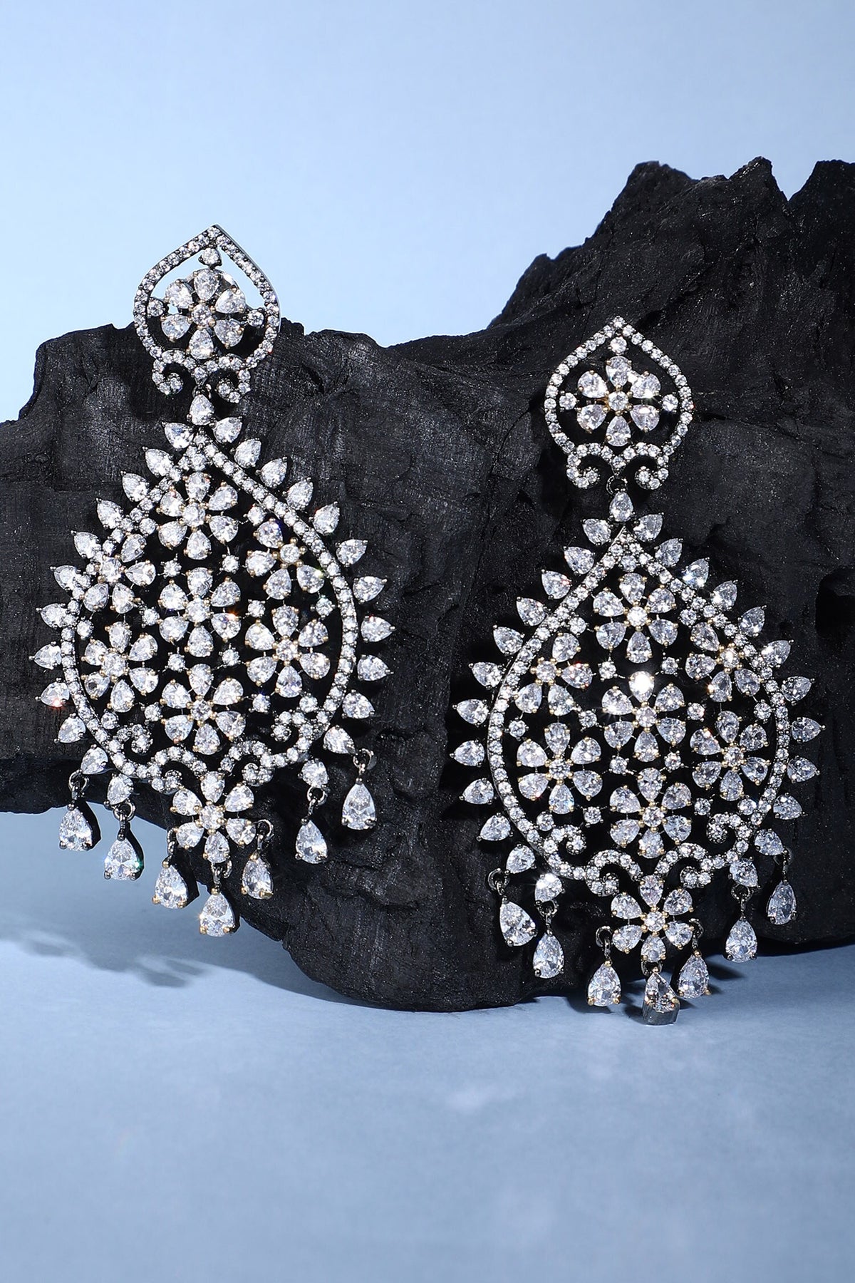 American Diamond Embellished Earrings 
