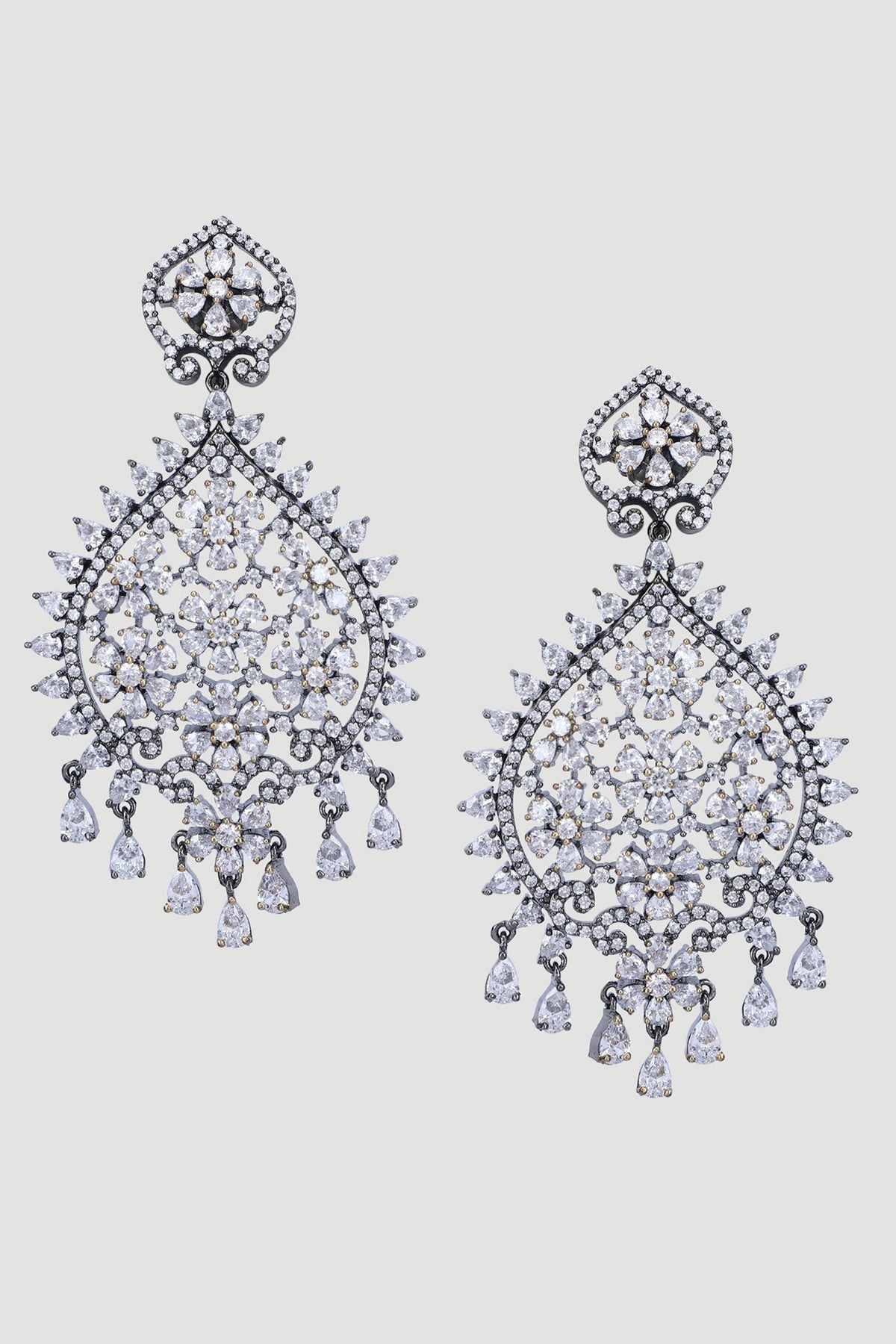 American Diamond Embellished Earrings 