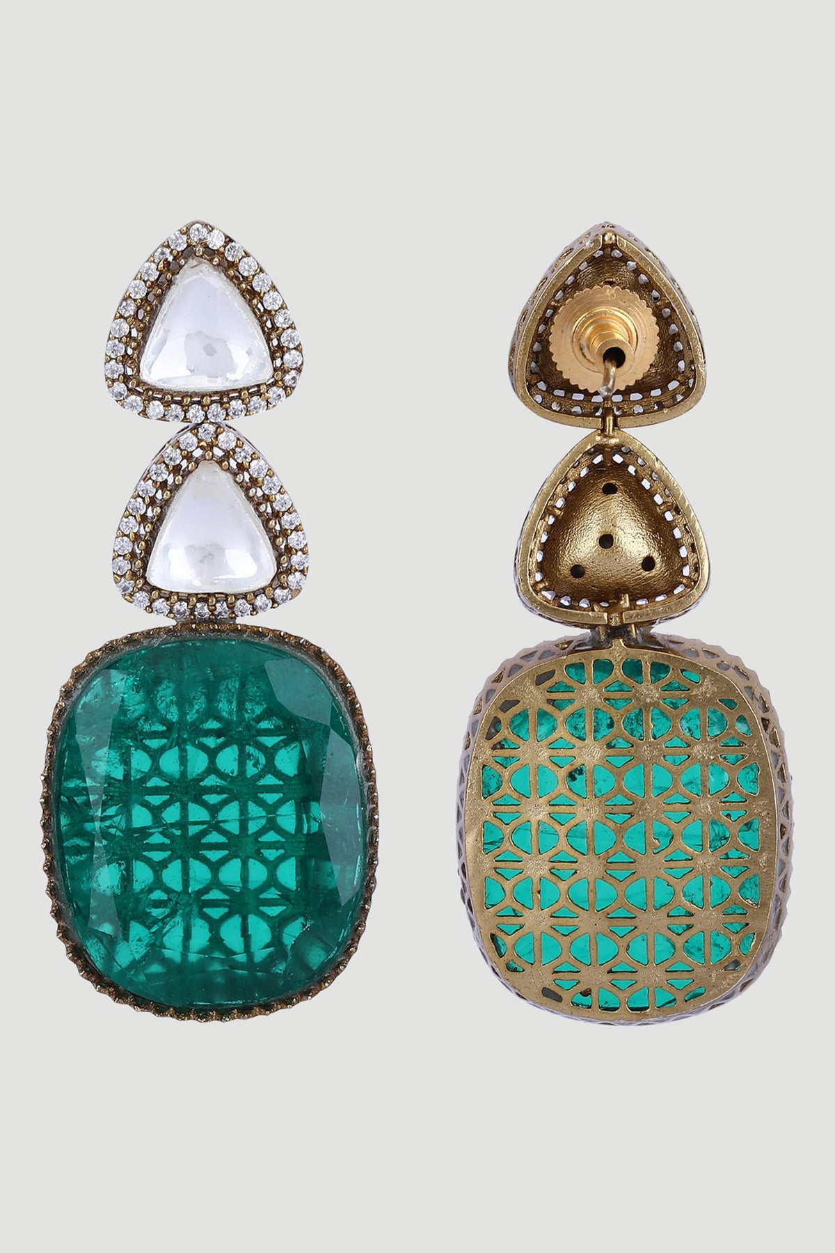 Zircons Embellished Necklace Set 