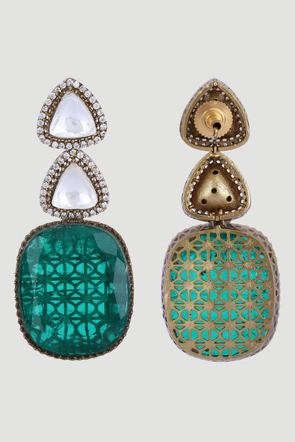 Zircons Embellished Necklace Set 
