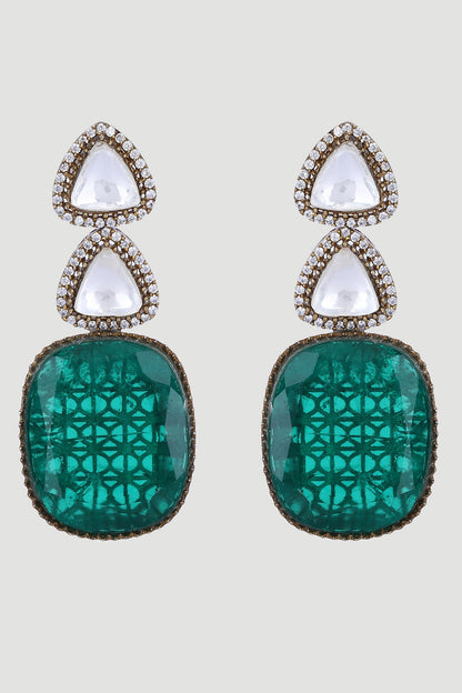 Zircons Embellished Necklace Set 