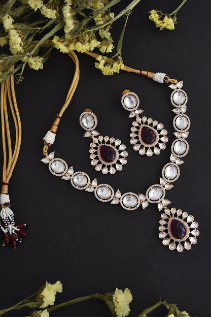 Embellished Pendant Necklace Set 