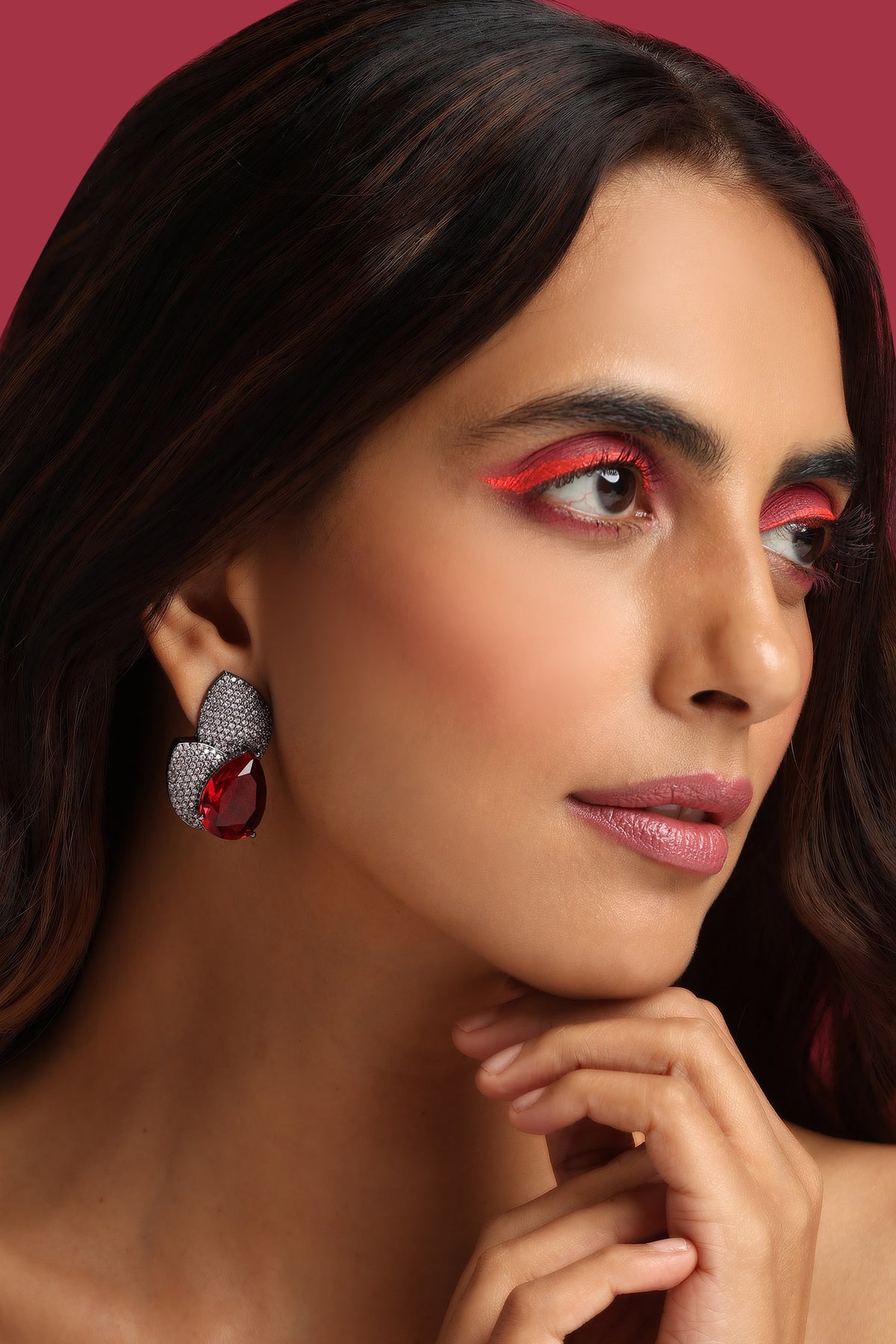 Zirconia Embellished Studs 
