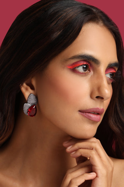 Zirconia Embellished Studs 