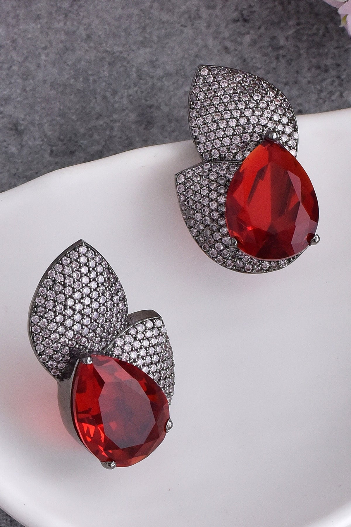 Zirconia Embellished Studs 