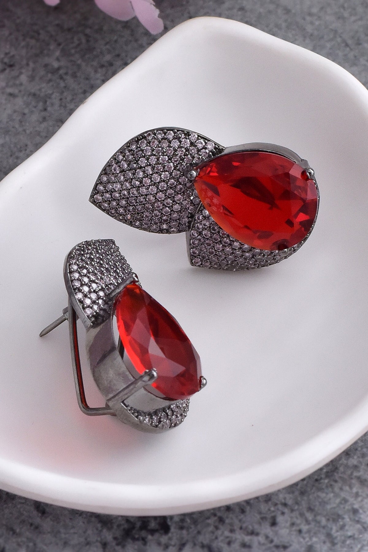 Zirconia Embellished Studs 