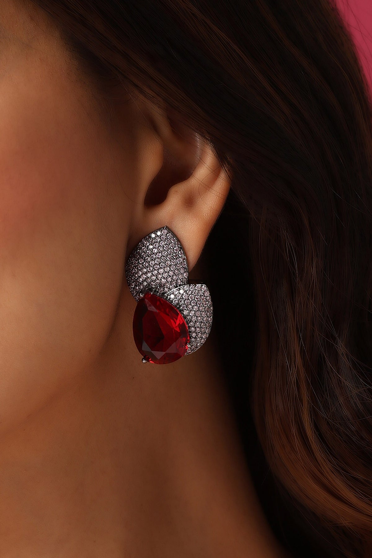 Zirconia Embellished Studs 