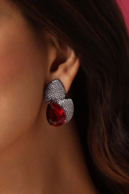 Zirconia Embellished Studs 