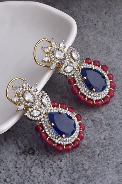 Zirconia Embellished Earrings 