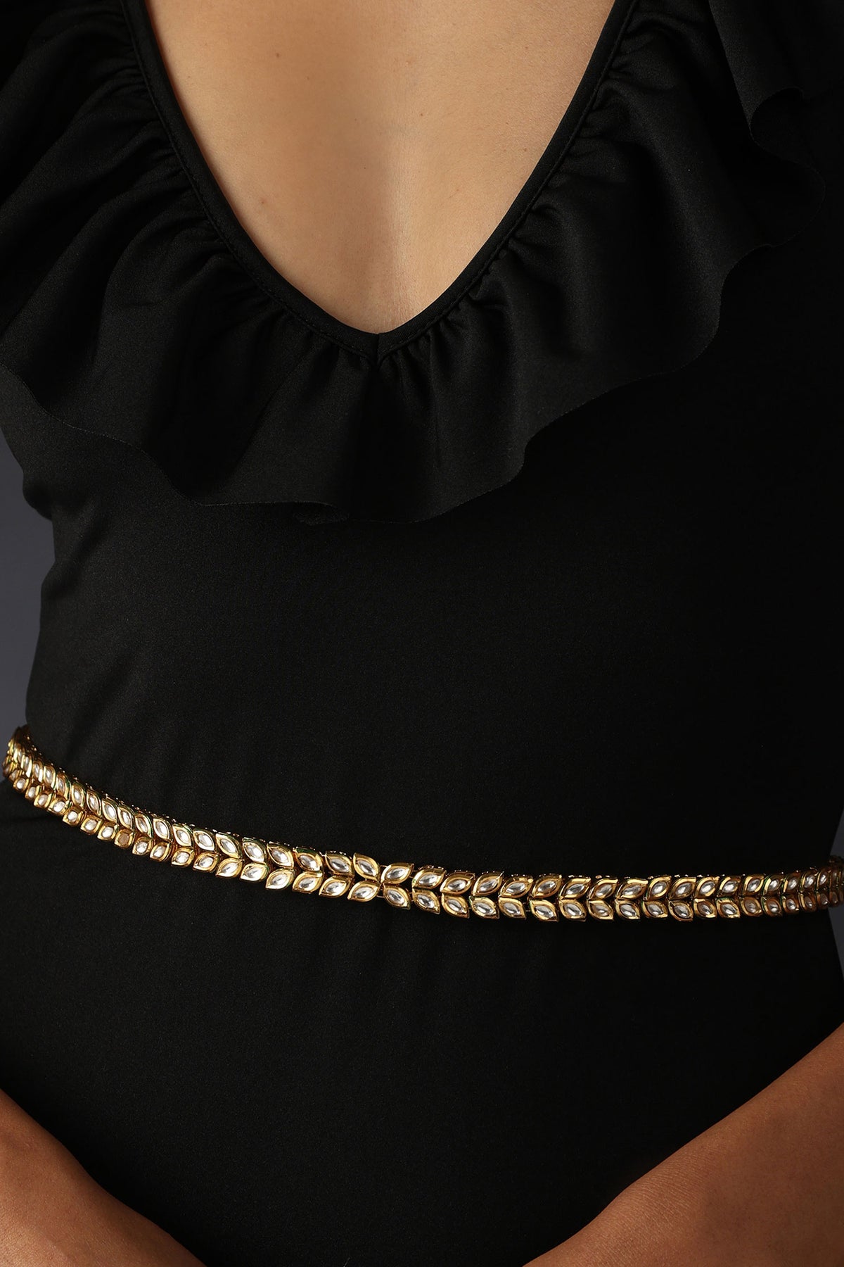Kundan Embellished Kamarbandh 