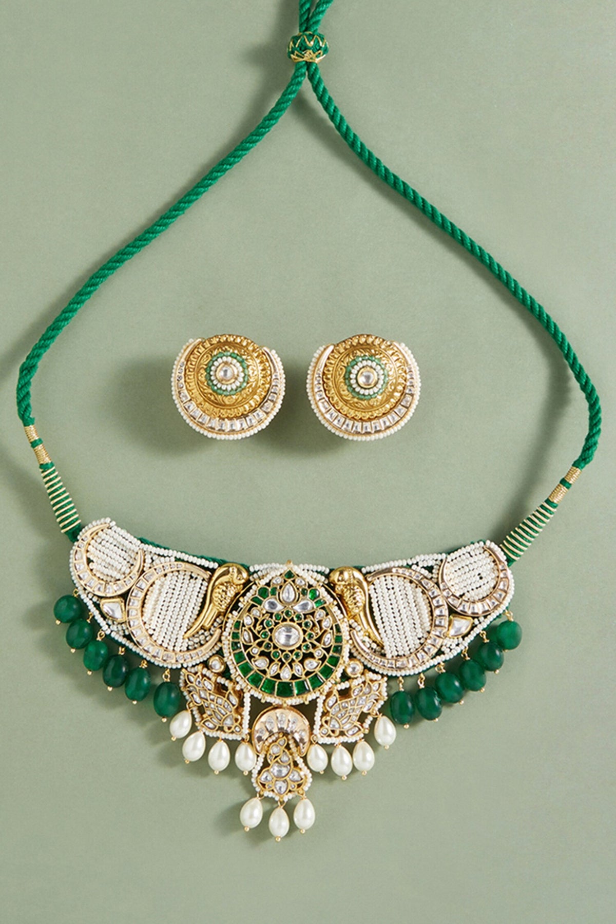 Evermore Pearls Embellished Choker Set 