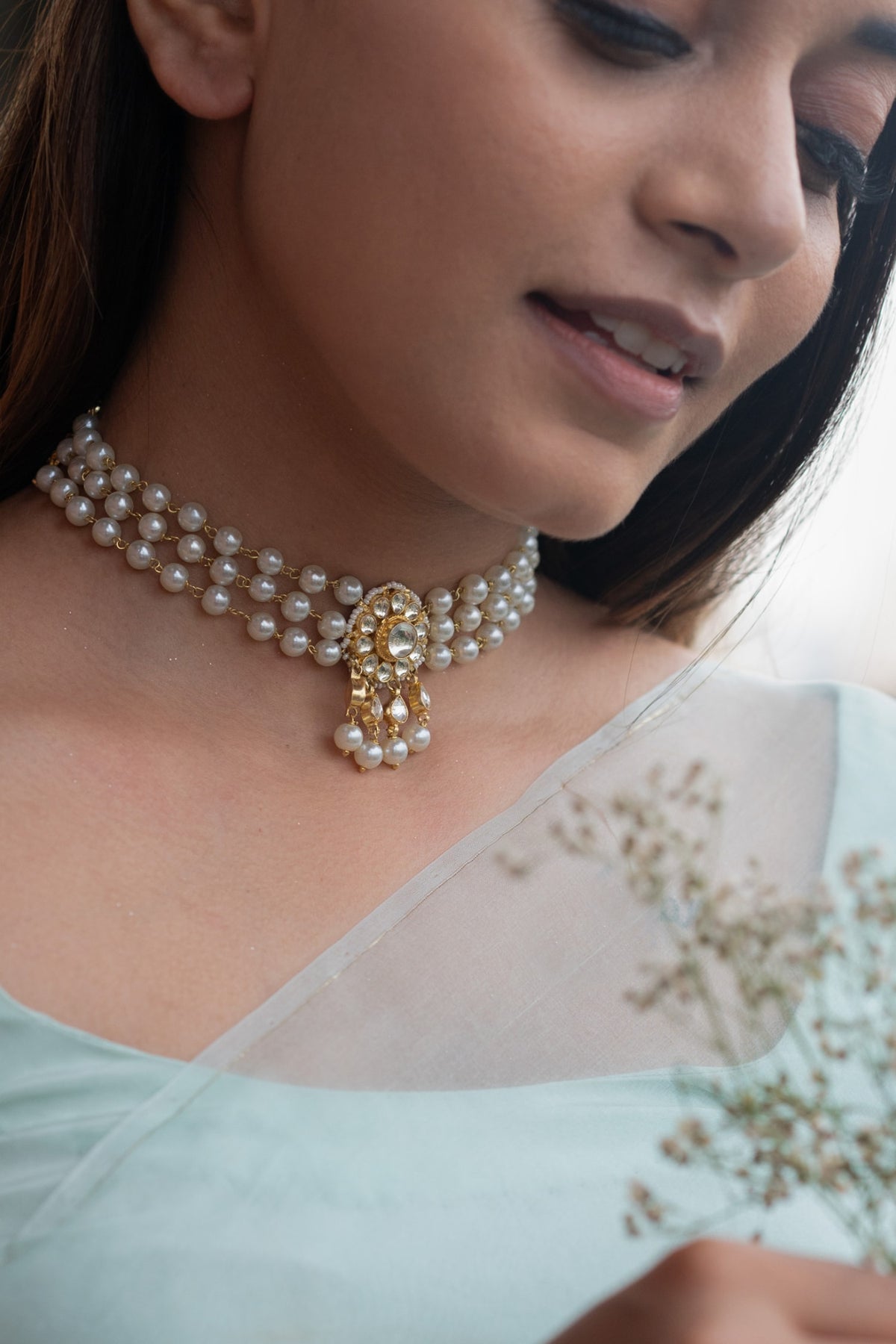 Pearls & Kundan Necklace 