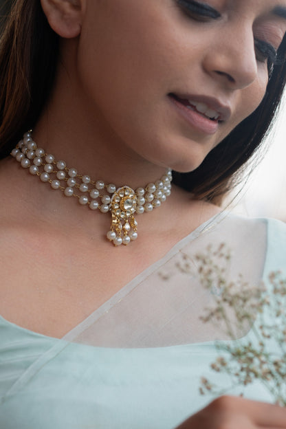 Pearls & Kundan Necklace 