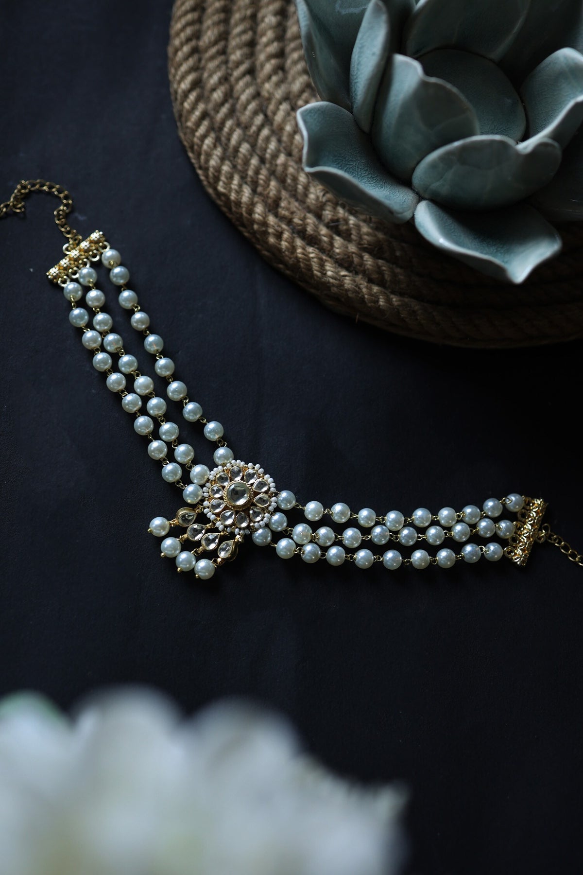 Pearls & Kundan Necklace 