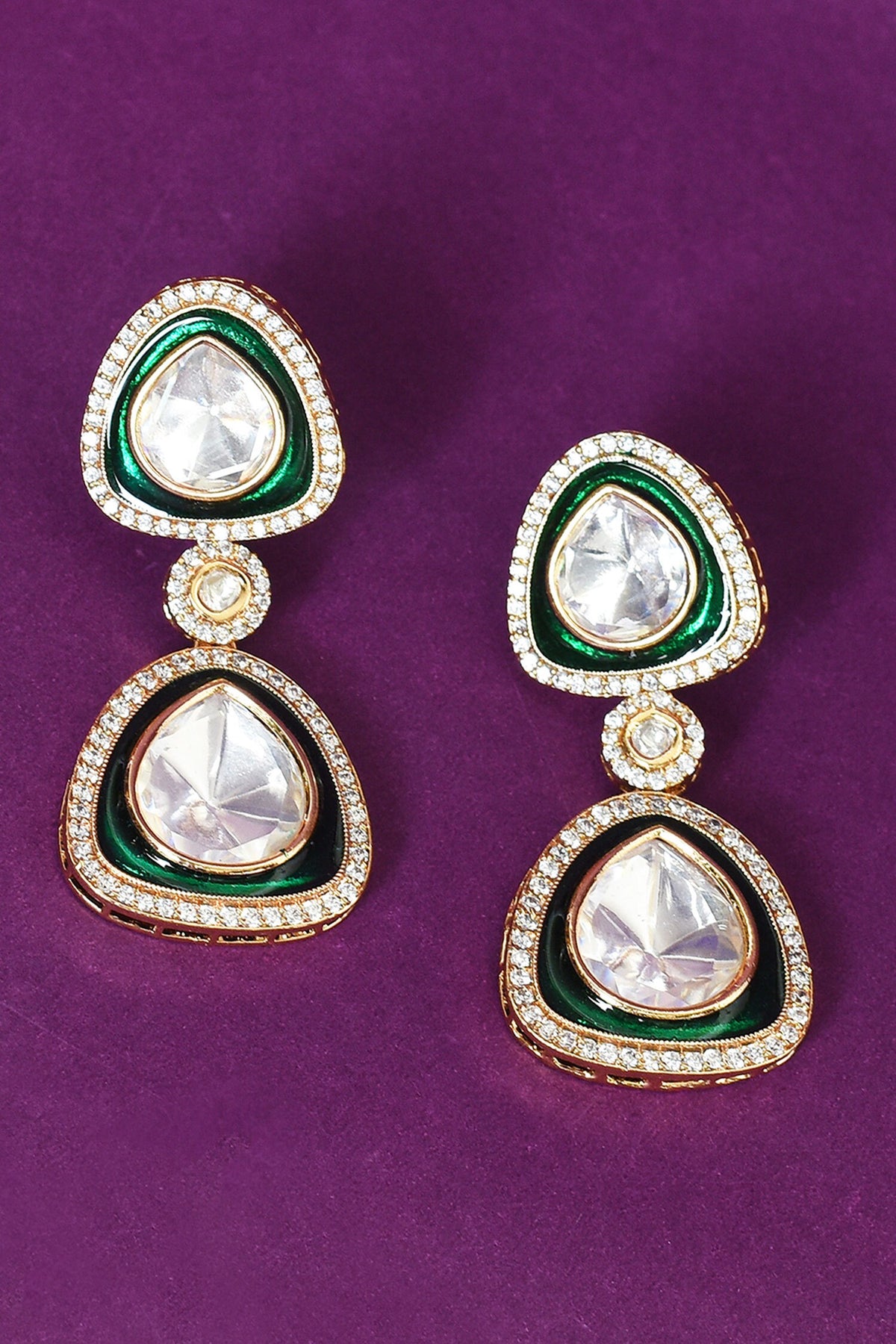 Meenakari Work Earrings 