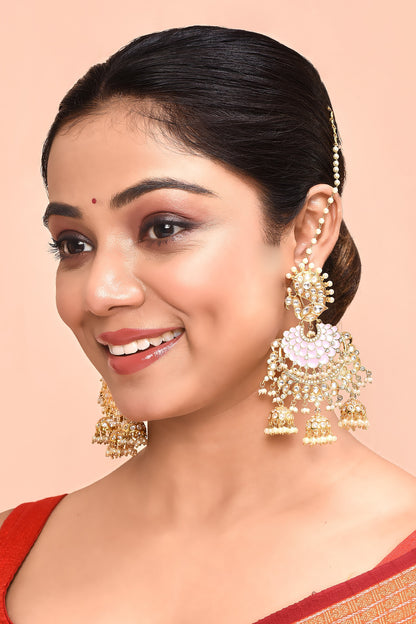 Meenakari Work Chandbalis 
