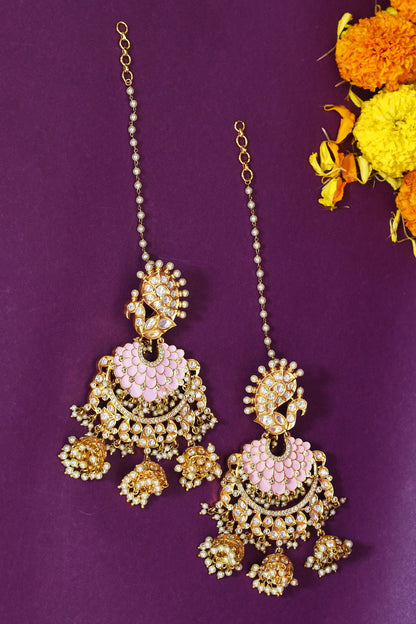 Meenakari Work Chandbalis 