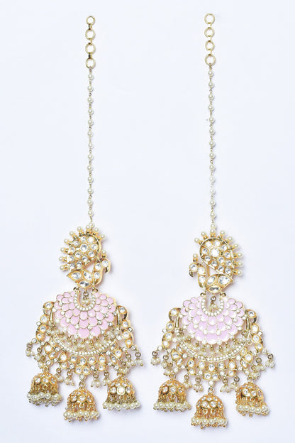 Meenakari Work Chandbalis 