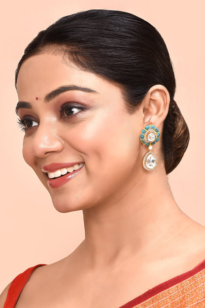 Tear Drop Shaped Earrings 