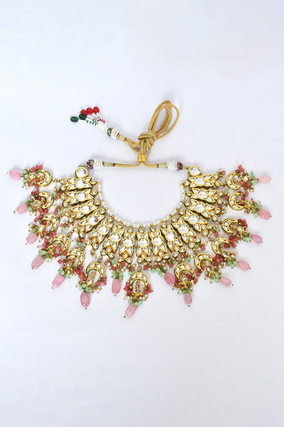 Floral Kundan Studded Choker 