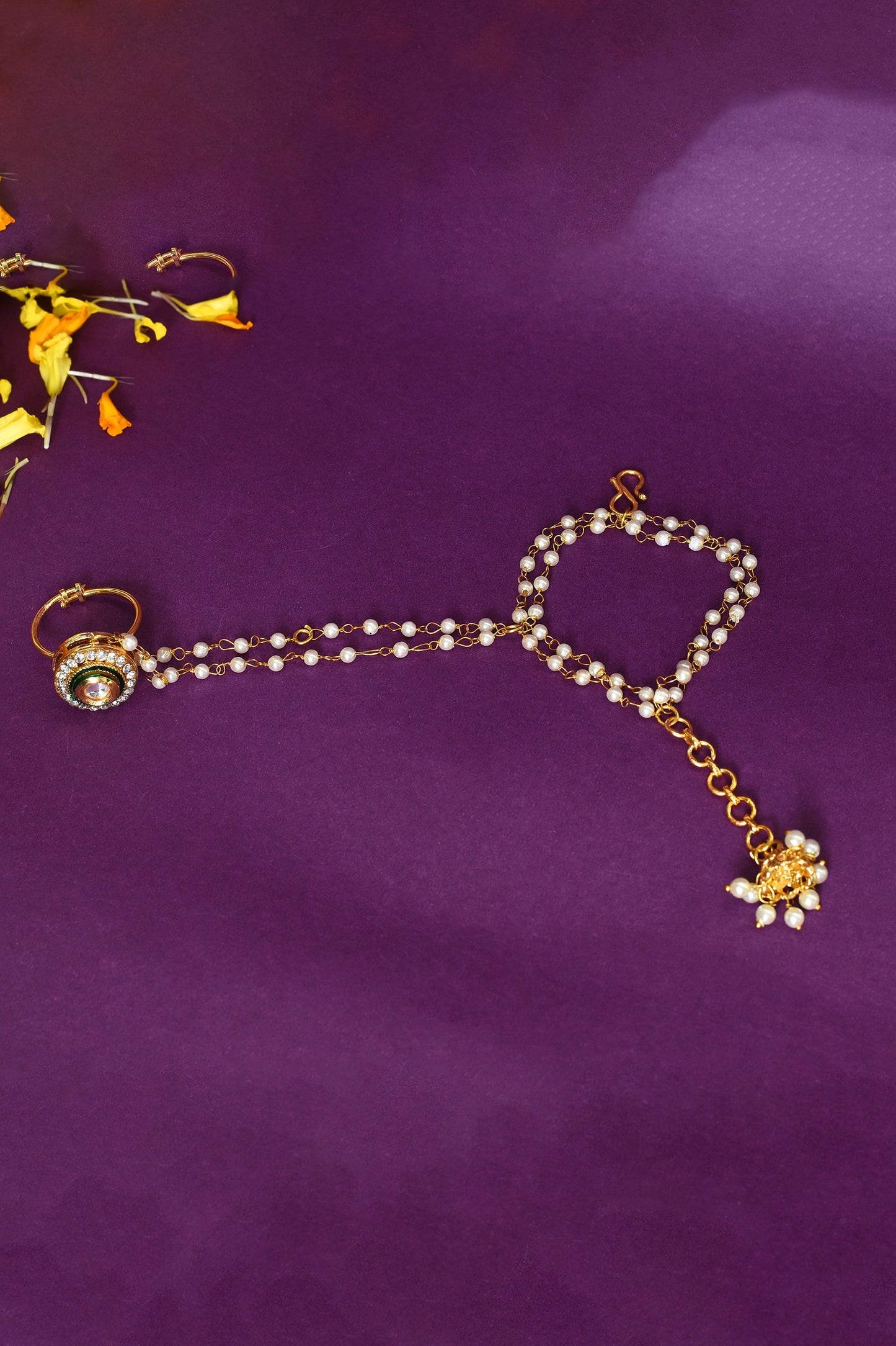 Pearl Multistrand Hathphool 