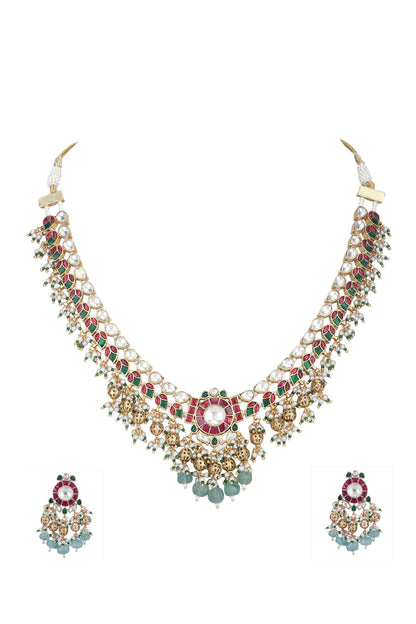 Stone Embellished Necklace Set 