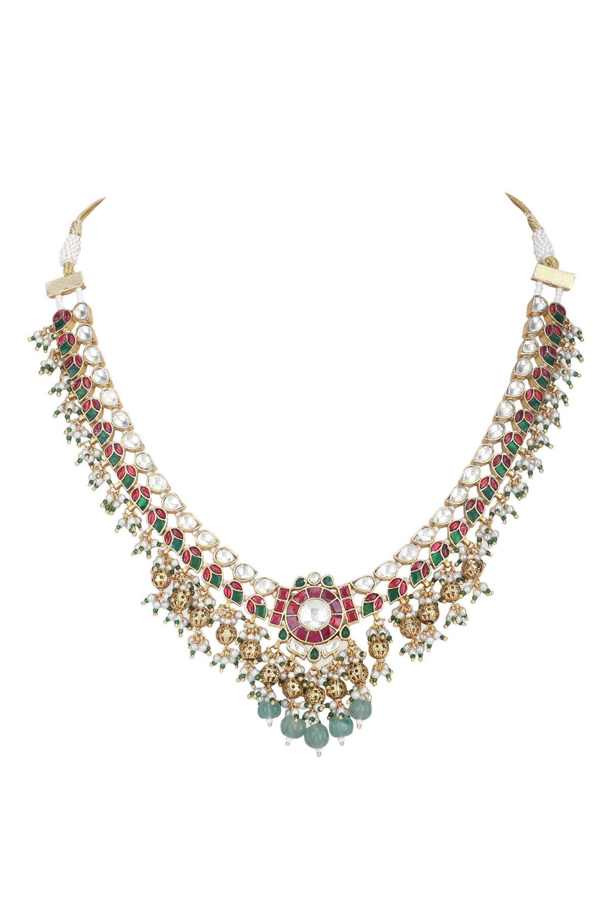 Stone Embellished Necklace Set 