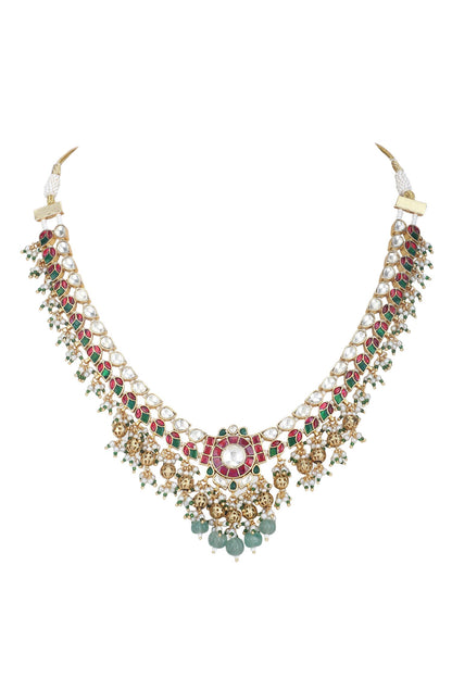 Stone Embellished Necklace Set 