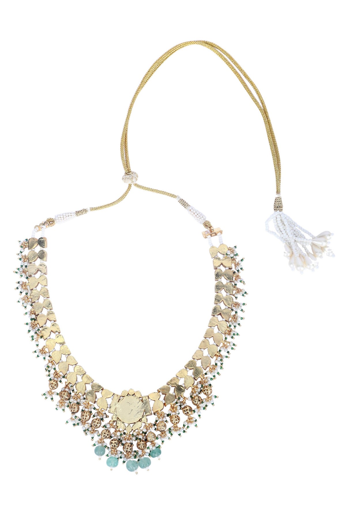 Stone Embellished Necklace Set 