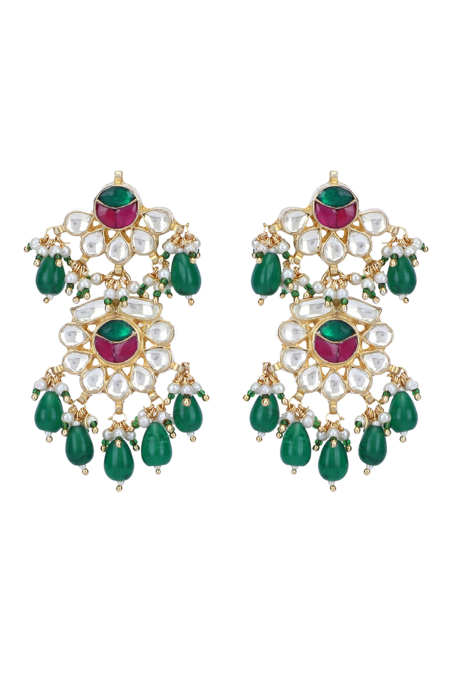 Kundan Embellished Pendant Choker Set 