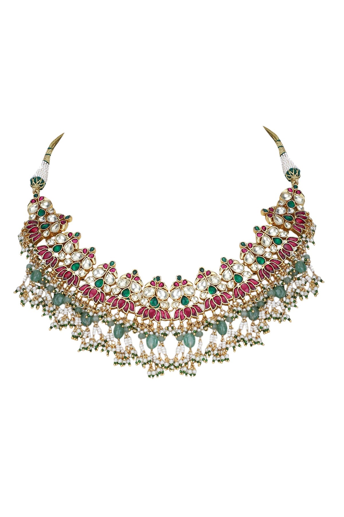 Stone Embellished Choker Set 