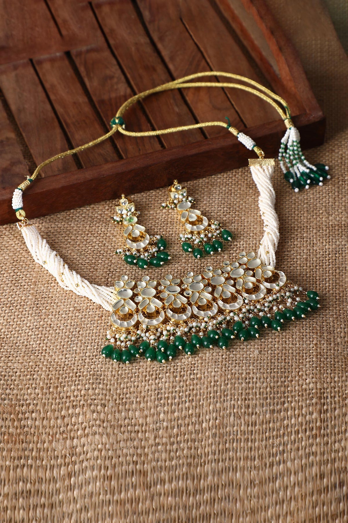 Half Crescent Shaped Choker Set 