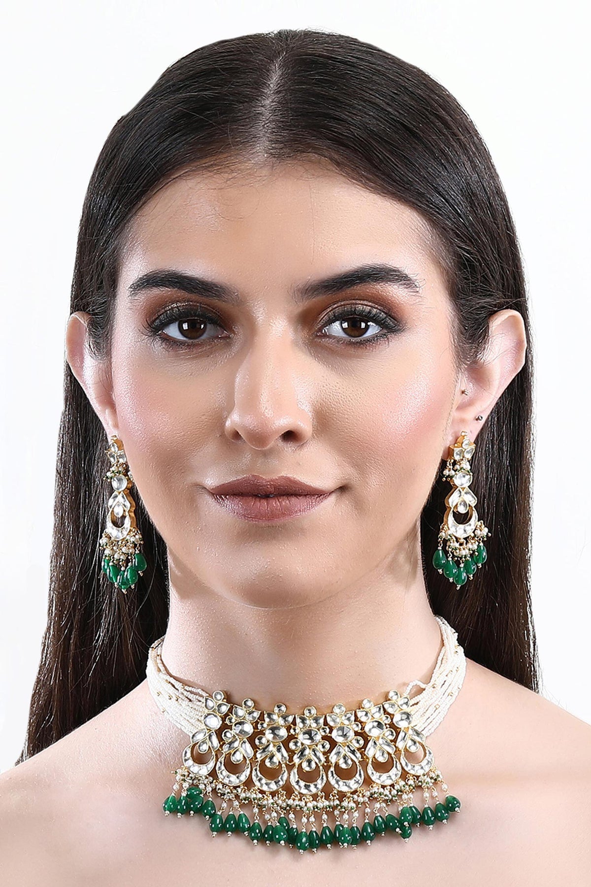 Half Crescent Shaped Choker Set 