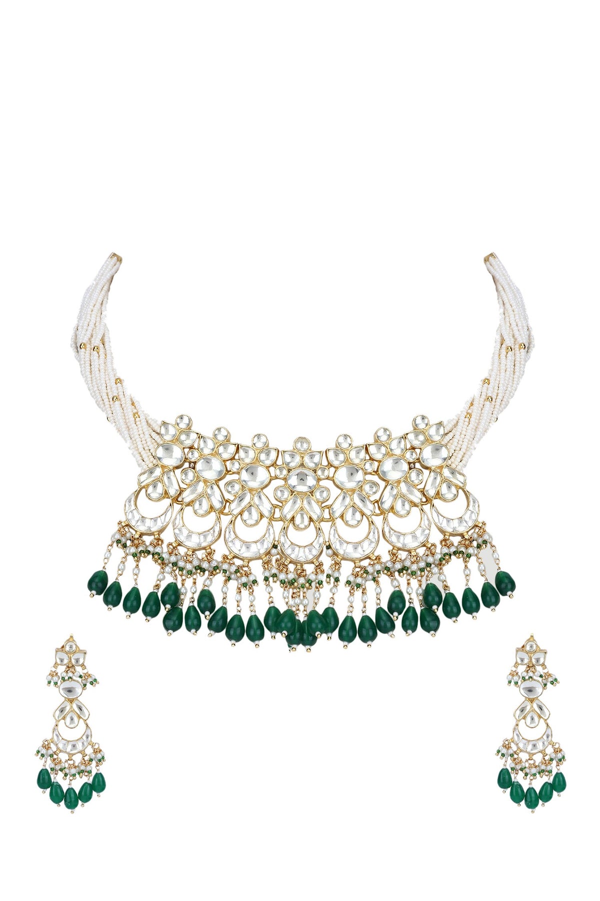 Half Crescent Shaped Choker Set 