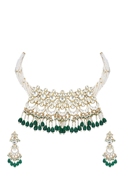 Half Crescent Shaped Choker Set 