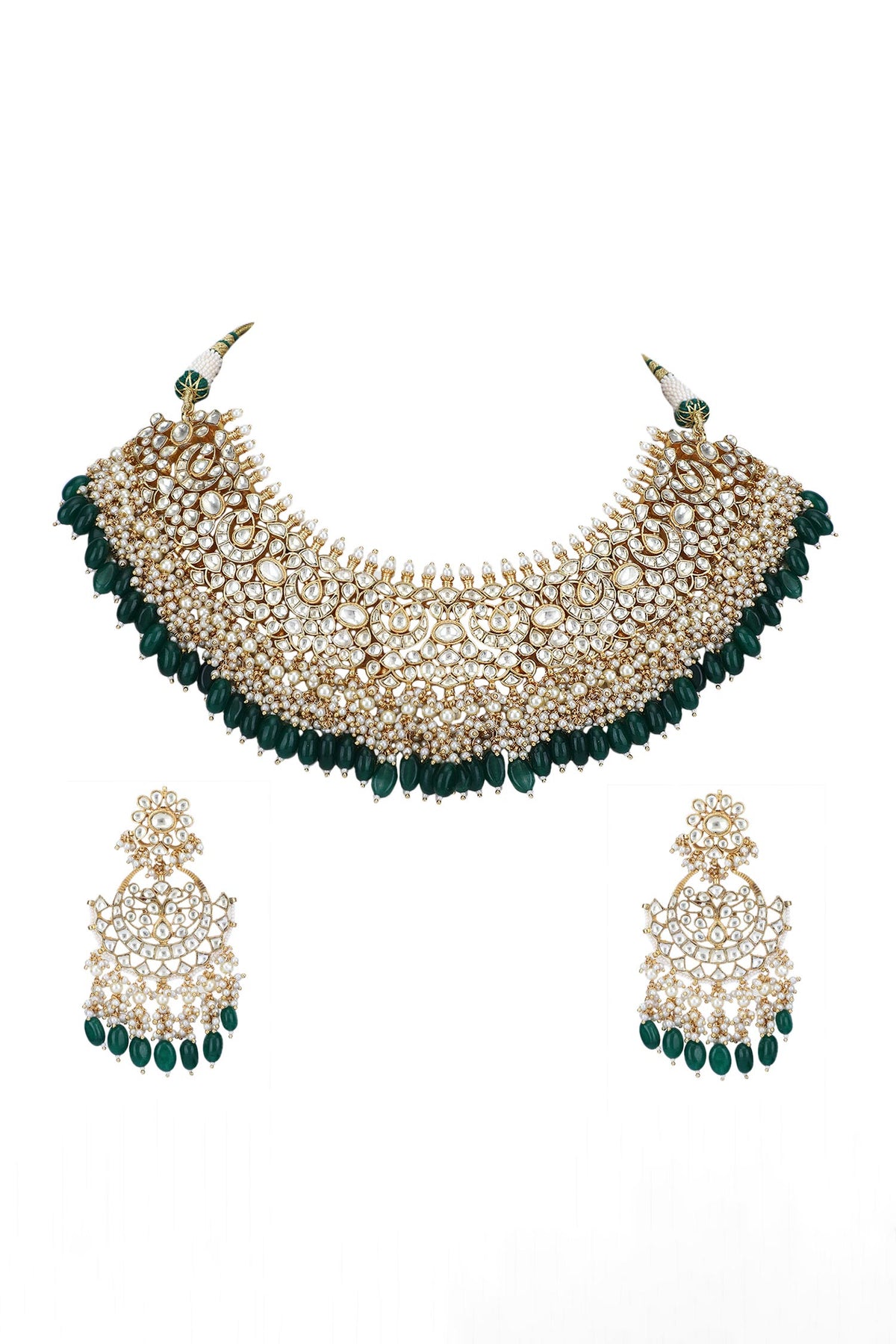 Kundan Studded Necklace Set 