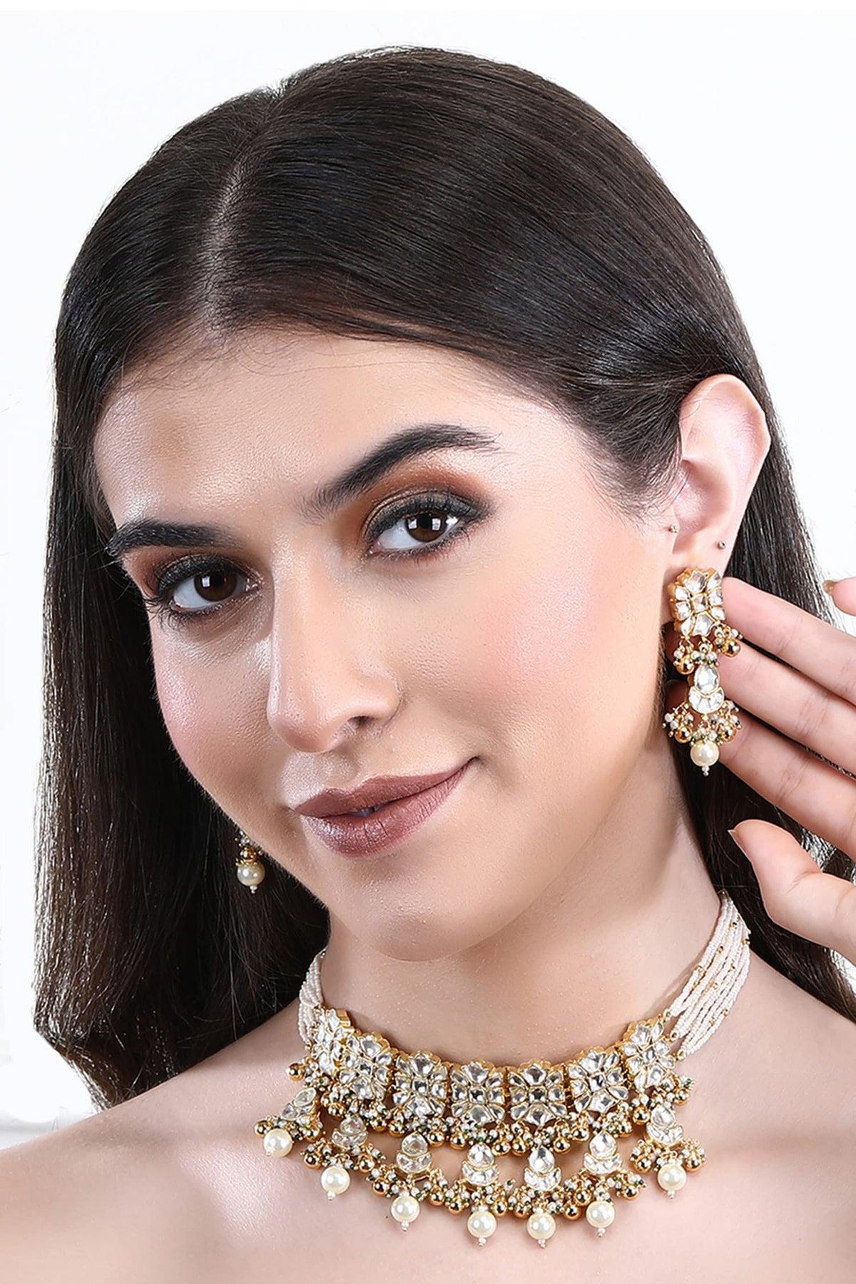 Floral Shaped Choker Set 