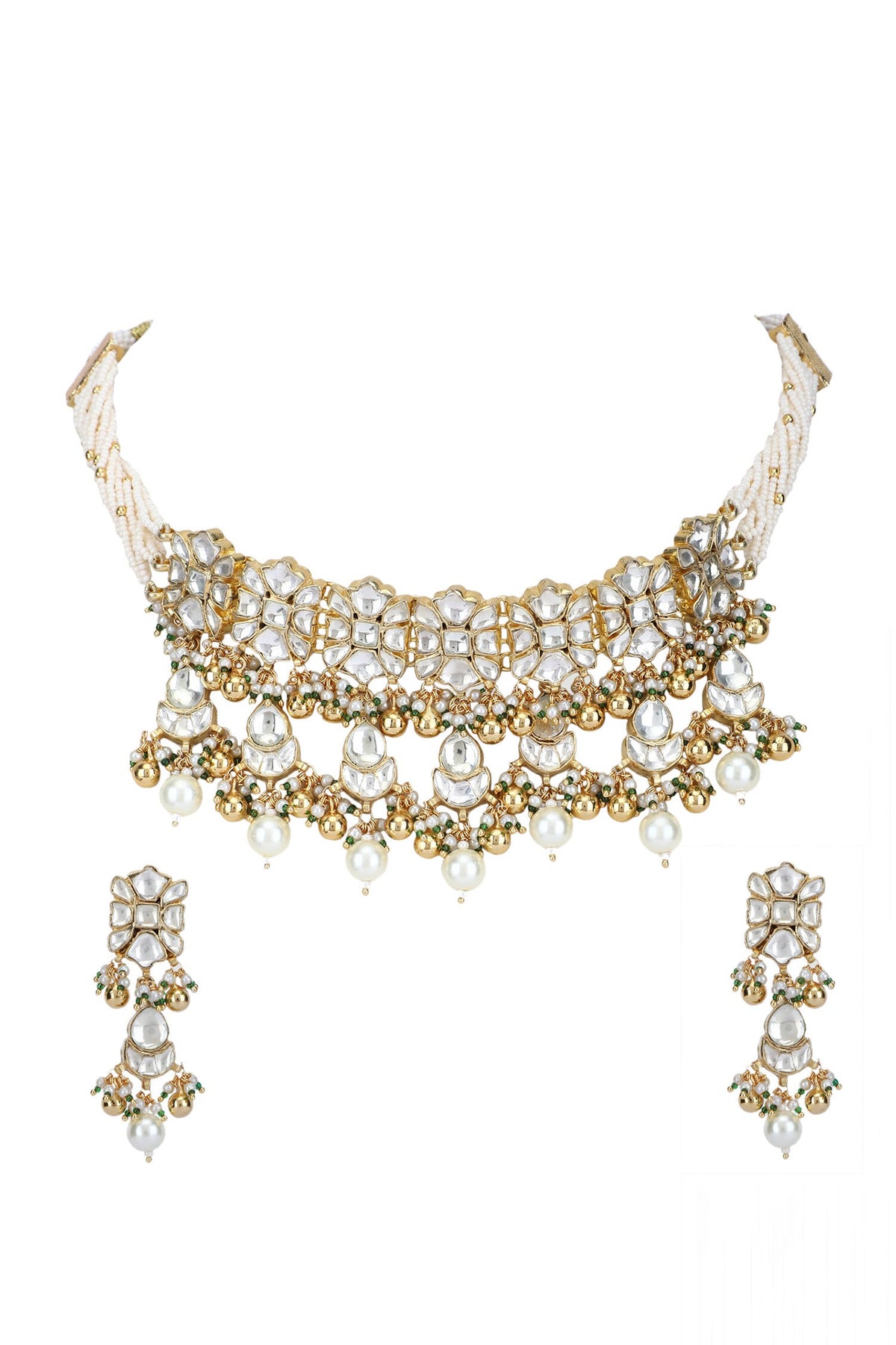 Floral Shaped Choker Set 