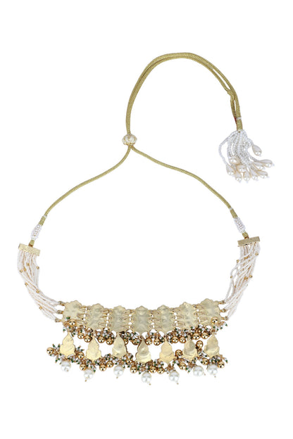 Floral Shaped Choker Set 
