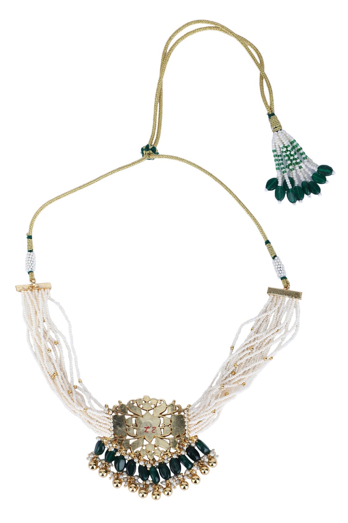Kundan Studded Pendant Choker Set 