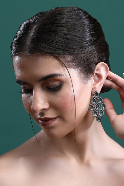 Zirconia Embellished Earrings 