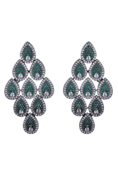 Zirconia Embellished Earrings 