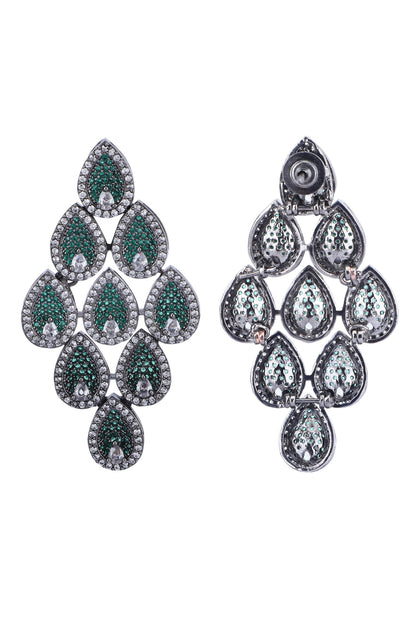 Zirconia Embellished Earrings 