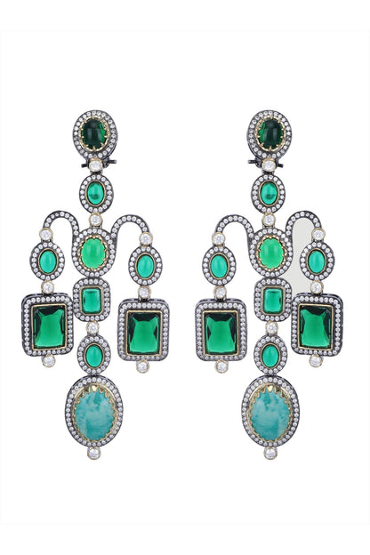 Zirconia Studded Earrings 